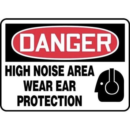 Accuform OSHA DANGER SAFETY SIGN HIGH NOISE MPPE038XL MPPE038XL